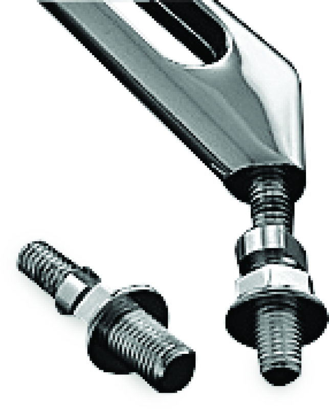 Kuryakyn Mirror Adapter Metric Chrome Hellhound Performance