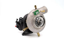 Load image into Gallery viewer, Forced Performance Subaru STi/WRX Green Turbo 60mm Black Housing Internal WG w/Oil Line (D/S Only)