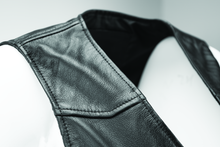 Load image into Gallery viewer, Kuryakyn By River Road Plains Leather Vest Black Womens - Small