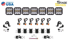 Load image into Gallery viewer, Diode Dynamics SS5 Pro Universal CrossLink 7-Pod Lightbar - White Combo