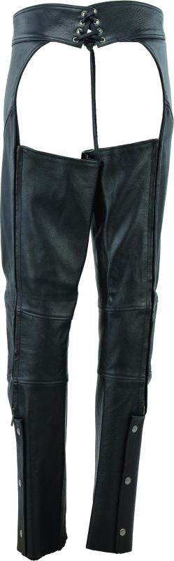 Kuryakyn By River Road Sierra Leather Chaps Black Womens - Small