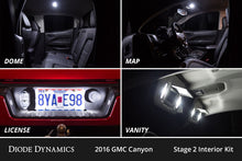 Load image into Gallery viewer, Diode Dynamics 15-22 GMC Canyon Interior LED Kit Cool White Stage 1