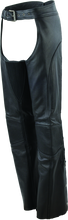 Load image into Gallery viewer, Kuryakyn By River Road Sierra Leather Chaps Black Womens - Small