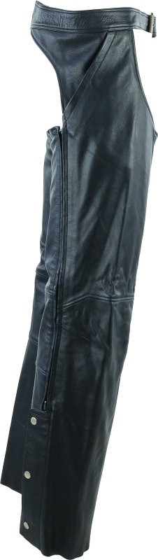 Kuryakyn By River Road Plains Leather Chaps Black - Large