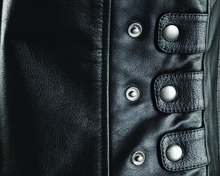 Load image into Gallery viewer, Kuryakyn By River Road Plains Leather Vest Black Womens - Small