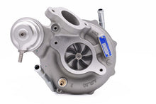 Load image into Gallery viewer, Forced Performance Subaru STi/WRX Blue Turbo 58mm CH10CM Turbine Hsg Internal TiAL MVI WGw/Oil Line