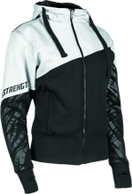 Load image into Gallery viewer, Speed and Strength Cat Outa Hell Hoody White/Black Womens - Large