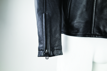 Load image into Gallery viewer, Kuryakyn By River Road Race Leather Jacket Black - Small