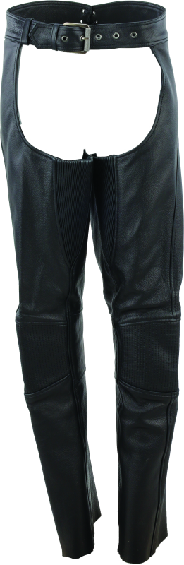 Kuryakyn By River Road Sierra Leather Chaps Black Womens - Small