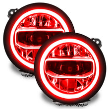 Load image into Gallery viewer, Oracle Jeep Wrangler JL/Gladiator JT RGB+W Headlight DRL Kit - ColorSHIFT w/o Cntrl SEE WARRANTY