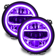 Load image into Gallery viewer, Oracle Jeep Wrangler JL/Gladiator JT RGB+W Headlight DRL Kit - ColorSHIFT w/o Cntrl SEE WARRANTY