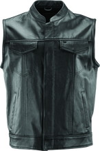 Load image into Gallery viewer, Kuryakyn By River Road Vandal Club Vest Black - 3XL
