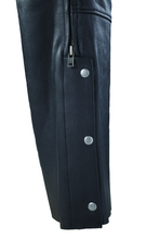 Load image into Gallery viewer, Kuryakyn By River Road Longhaul Leather Chaps Black - Large