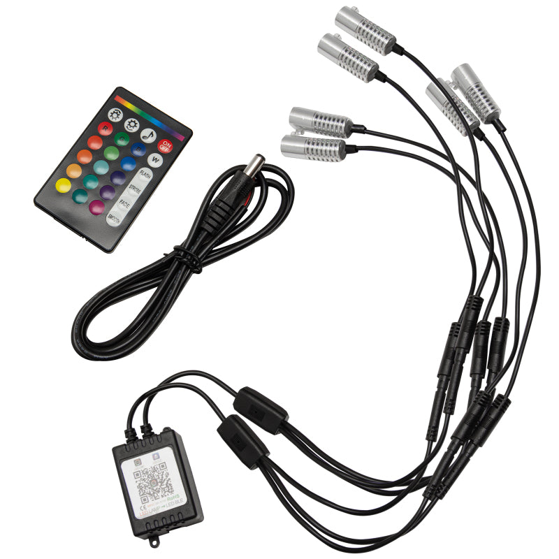 Oracle Fiber Optic LED Light Head - ColorSHIFT (6PCS) - ColorSHIFT SEE WARRANTY