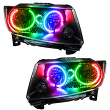 Load image into Gallery viewer, Oracle 11-13 Jeep Grand Cherokee SMD HL (Non-HID) - Chrome - ColorSHIFT SEE WARRANTY