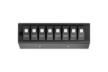 Load image into Gallery viewer, Spod 07-08 Jeep Wrangler JK Add On Green LED 8-Switch Panel (for SourceSE)