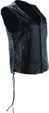 Load image into Gallery viewer, Kuryakyn By River Road Sapphire Leather Vest Black Womens - Small