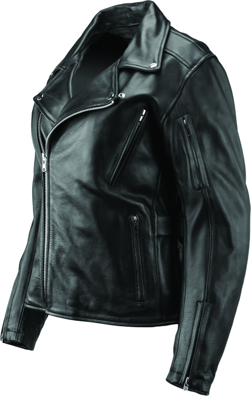 Kuryakyn By River Road Ironclad Classic Leather Jacket Black Womens - Small