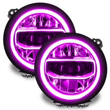 Load image into Gallery viewer, Oracle Jeep Wrangler JL/Gladiator JT RGB+W Headlight DRL Kit - ColorSHIFT w/o Cntrl SEE WARRANTY