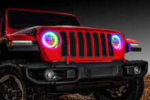 Load image into Gallery viewer, Oracle Jeep Wrangler JL/Gladiator JT LED Surface Mount Headlight Halo Kit ColorSHIFT 2 SEE WARRANTY