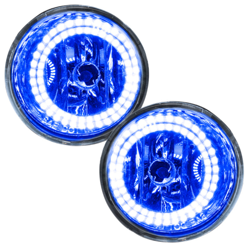 Oracle Lighting 04-15 Nissan Titan Pre-Assembled LED Halo Fog Lights -Blue SEE WARRANTY