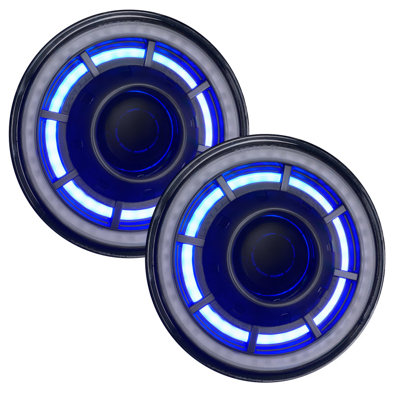 ORACLE Lighting 0718 Jeep Wrangler JK Oculus 7in ColorSHIFT BiLED Projector Headlights SEE WARRANTY