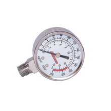 Load image into Gallery viewer, Kleinn Stem Mount Analog Chrome-Plated Air Gauge/ 0-250 PSI - 1/4In M NPT Inlet