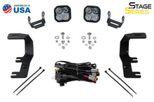Load image into Gallery viewer, Diode Dynamics 14-19 Silverado/Sierra SS3 LED Ditch Light Kit - Yellow Pro Combo