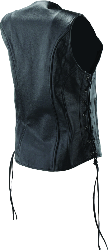 Kuryakyn By River Road Sapphire Leather Vest Black Womens - Small