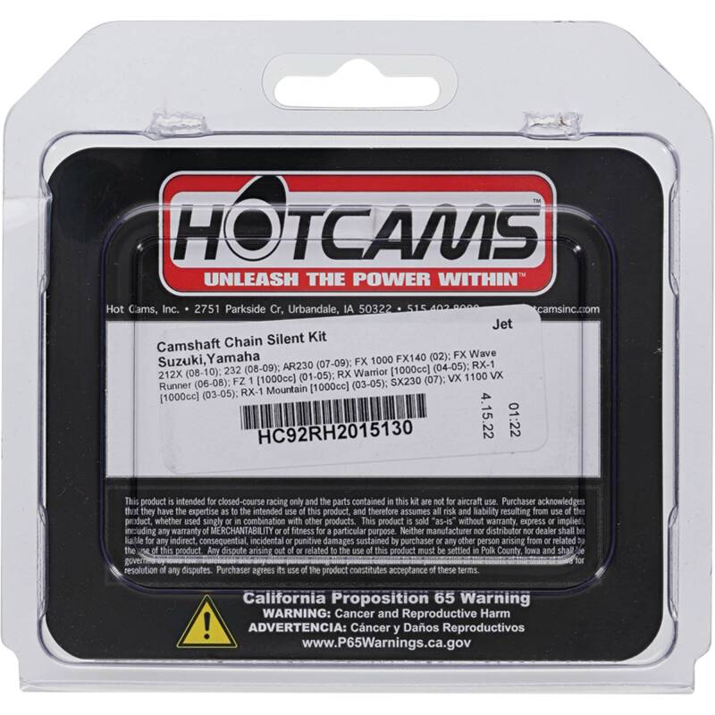 Hot Cams 2008-2020 Yamaha WR 250 R Dual Sport 250cc Silent chain
