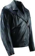 Load image into Gallery viewer, Kuryakyn By River Road Ironclad Classic Leather Jacket Black - Small