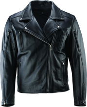 Load image into Gallery viewer, Kuryakyn By River Road Ironclad Classic Leather Jacket Black - Large