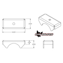 Load image into Gallery viewer, Camburg Leaf Spring Axle Perches (3.5in. OD tube) (pair)