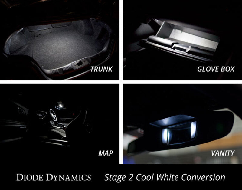 Diode Dynamics Mustang Interior Light Kit 15-17 Mustang Stage 2 - Blue