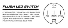 Load image into Gallery viewer, Oracle Pre-Wired Power Symbol On/Off Flush Mount LED Switch - Green SEE WARRANTY