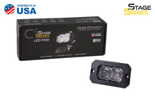 Load image into Gallery viewer, Diode Dynamics Stage Series 2 In LED Pod Sport - White Fog Flush ABL Each