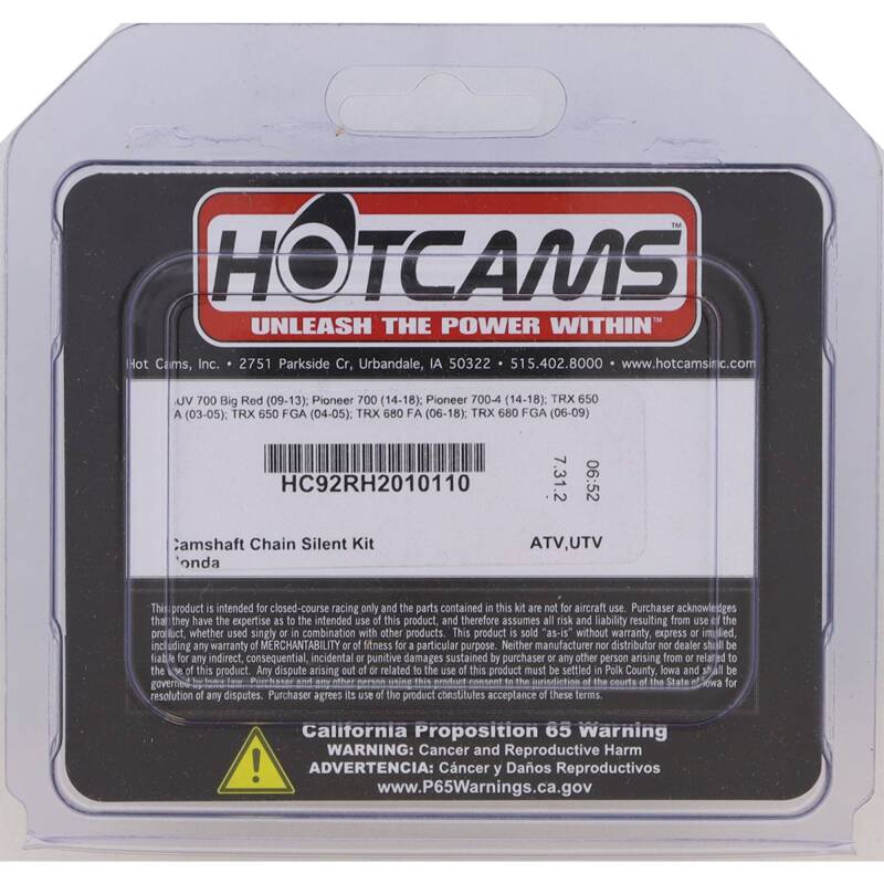 Hot Cams 2000-2004 Kawasaki VN1500L Nomad FI 1500cc Silent chain