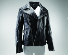 Load image into Gallery viewer, Kuryakyn By River Road Ironclad Classic Leather Jacket Black Womens - Small