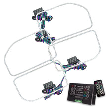 Load image into Gallery viewer, Oracle Ford F250/350 11-16 Halo Kit (Square Ring Design) - ColorSHIFT w/ 2.0 Controller SEE WARRANTY