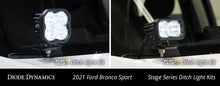 Load image into Gallery viewer, Diode Dynamics 2021 Ford Bronco Sport Stage Series 2in LED Ditch Light Kit - Pro White Combo