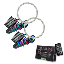 Load image into Gallery viewer, Oracle Ram 13-18 Projector Headlight Halo Kit - ColorSHIFT w/ 2.0 Controller SEE WARRANTY
