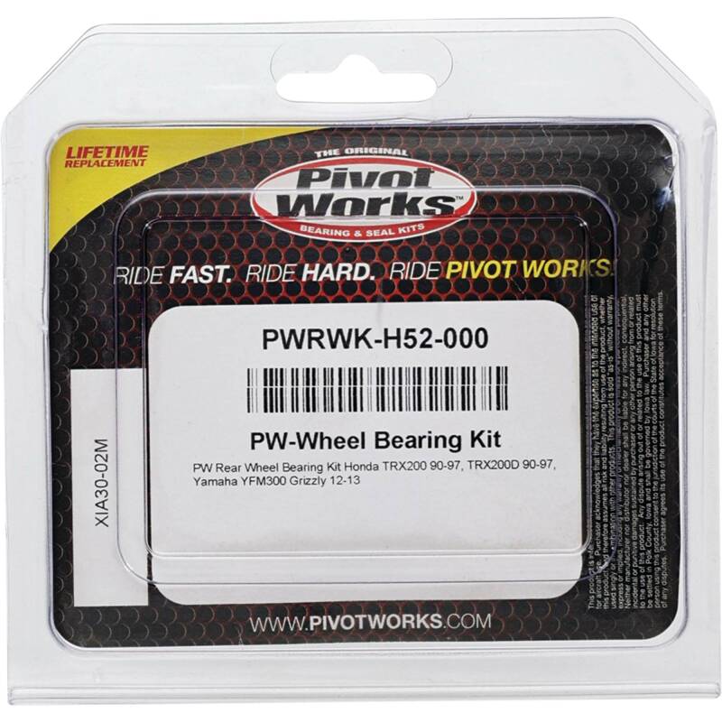 Pivot Works 90-91 Honda TRX200 PW Rear Wheel Bearing Kit