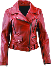 Load image into Gallery viewer, Kuryakyn By River Road Arabian Spice Leather Jacket Black Womens - 2XL