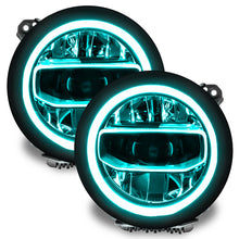 Load image into Gallery viewer, Oracle Jeep Wrangler JL/Gladiator JT RGB+W Headlight DRL Kit - ColorSHIFT w/o Cntrl SEE WARRANTY
