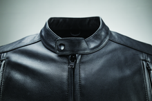 Load image into Gallery viewer, Kuryakyn By River Road Race Leather Jacket Black - Small