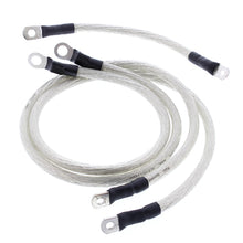 Load image into Gallery viewer, All Balls Racing 80-81 Harley FLH Electra Glide Battery Cable Kit Clear