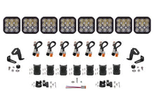 Load image into Gallery viewer, Diode Dynamics SS5 Sport Universal CrossLink 8-Pod Lightbar - White Driving