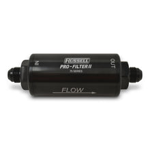 Load image into Gallery viewer, Russell Performance ProFilter 2 Fuel Filter 6 1/4in Long 10 Micron 10AN Male In/Out - Black
