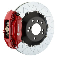 Load image into Gallery viewer, Brembo 06-08 Z4 M-Coupe/Roadster Rear GT BBK 4 Piston Cast 2pc 345x28 2pc Rotor Slotted Type3-Red