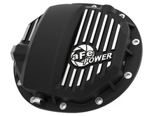Load image into Gallery viewer, aFe Power Pro Series AAM 9.5/9.76 Rear Diff Cover Black w/Mach Fins 14-19 GM Silverado/Sierra 1500